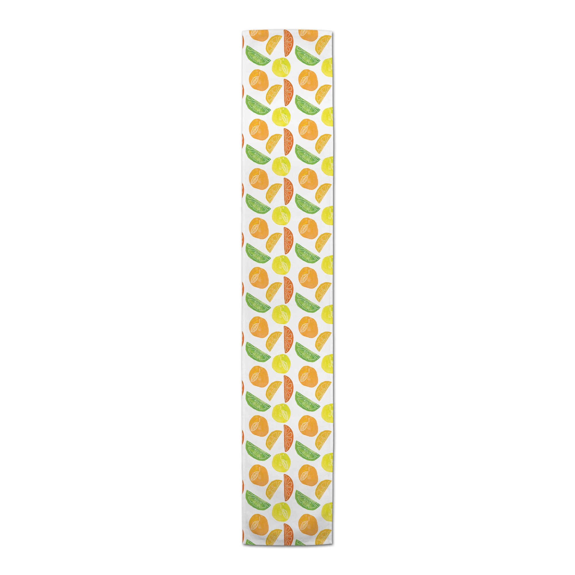 Citrus Fruit Pattern 16" x 90" Cotton Twill Runner